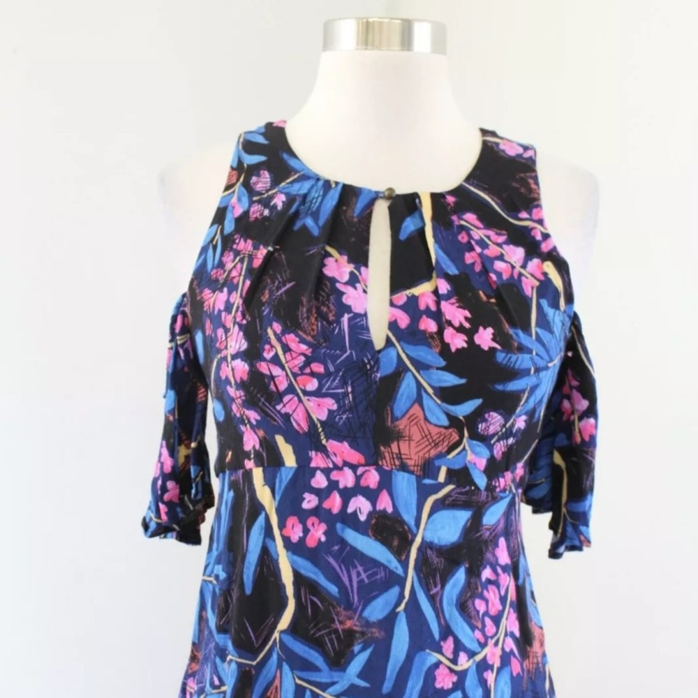 Maeve Elia Cold Shoulder Floral Dress - Picture 4 of 8